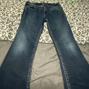 Women’s Silver Flare Jeans